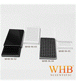WHB-96-01 全黑全白96孔平底發(fā)光板